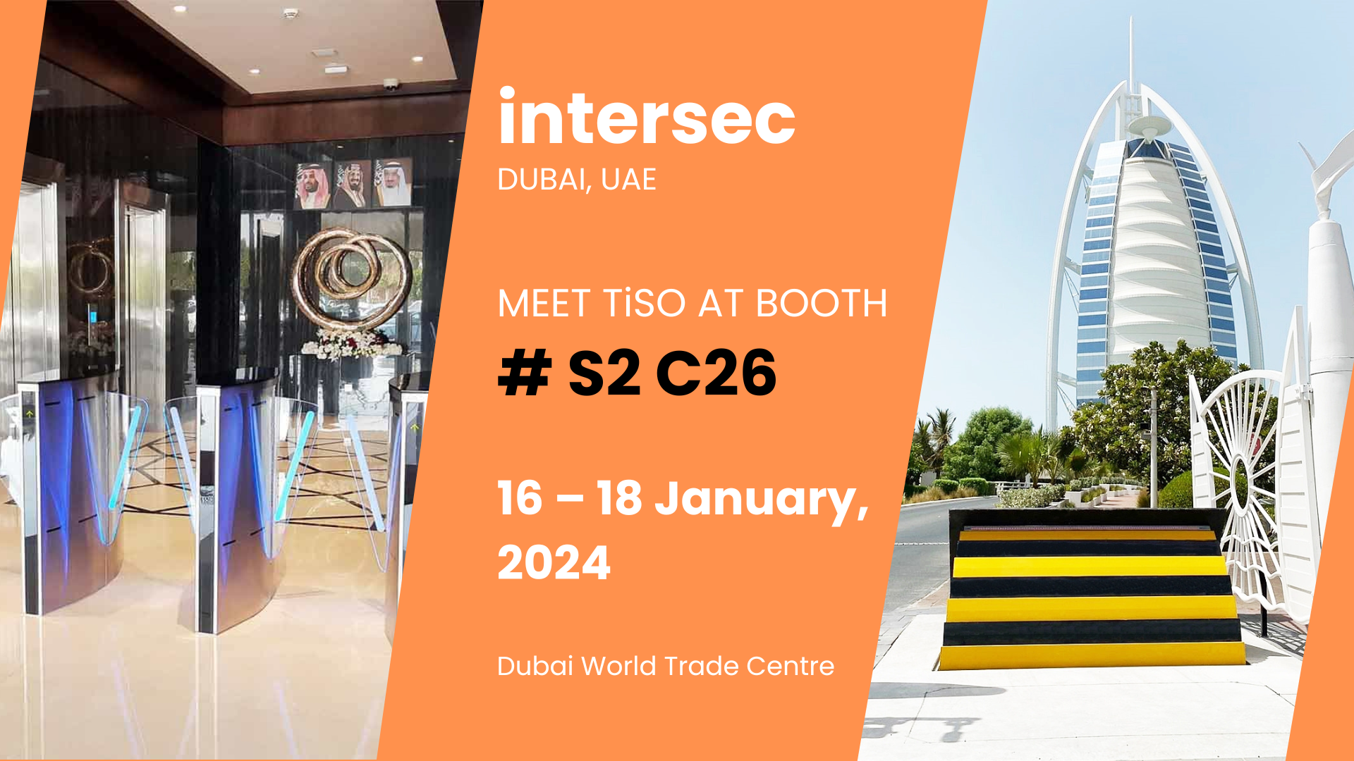 Meet TiSO at Intersec International 2024 (Dubai, UAE)